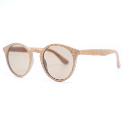 Cork UV protection women eyewear sunglasses(Including case) L-858