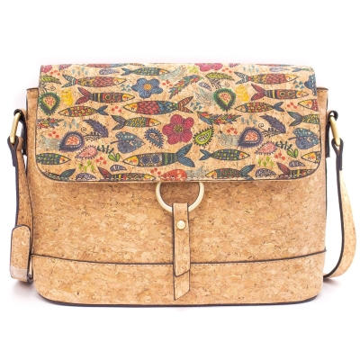 Cork crossbody Sardine pattern Bag-2019