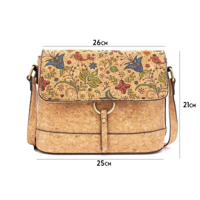 Cork crossbody Sardine pattern Bag-2019