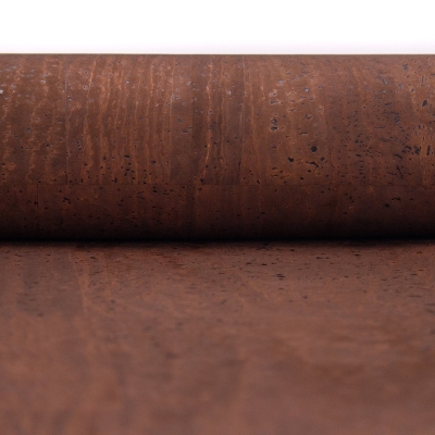 Premium Solid Brown Cork Fabric COF-131