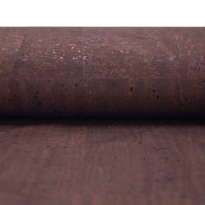 Premium Solid Marron Cork Fabric COF-12