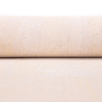 Premium Solid White Cork Fabric COF-127