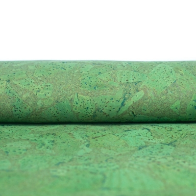 Grass Green Natural Cork Fabric COF-467