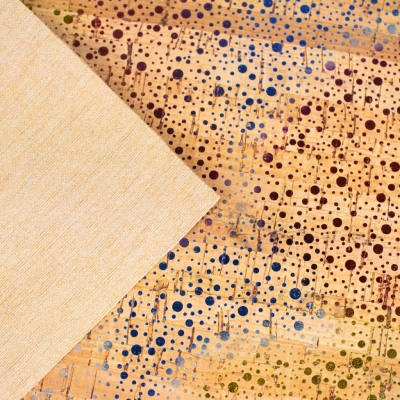 Colorful Speckled Cork Fabric COF-465