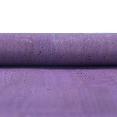 Premium Solid Purple Cork Fabric COF-303