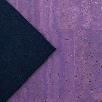 Premium Solid Purple Cork Fabric COF-303