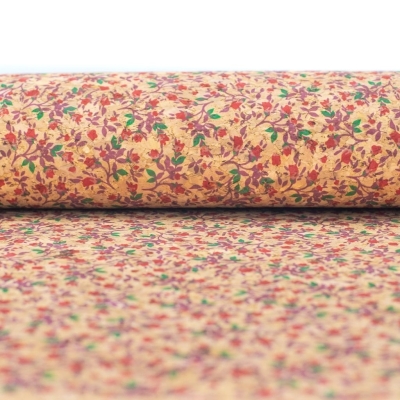 Wild Roses, Cork Fabric COF-326-A