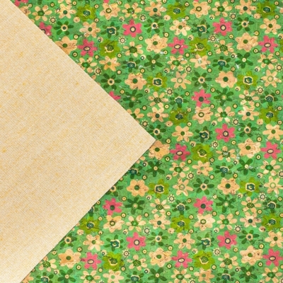 Garden Floral, Cork Fabric COF-347-A