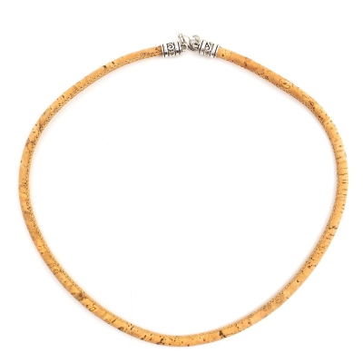 5MM round Cork Necklace N-000-AB-10