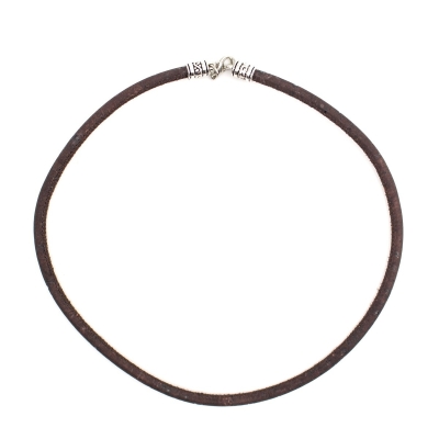 5MM round Cork Necklace N-000-AB-10