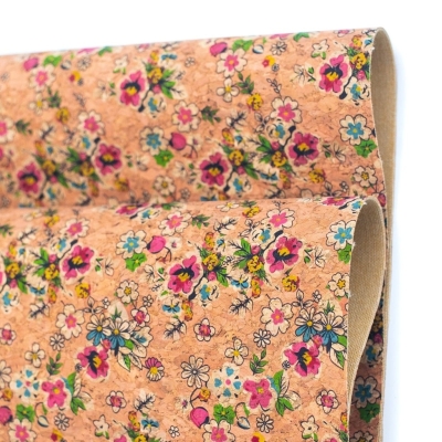 Floral Bunch Cork Fabric- COF-387-A