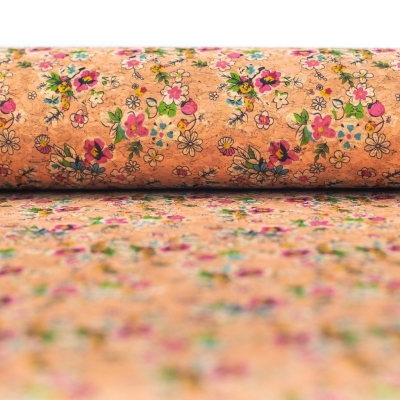 Floral Bunch Cork Fabric- COF-387-A