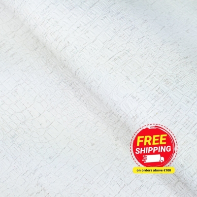 Textured White Cork Fabric COF-469