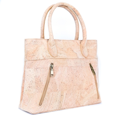 Natural Cork Women's Handbag - Spacious and Elegant BAG-2307