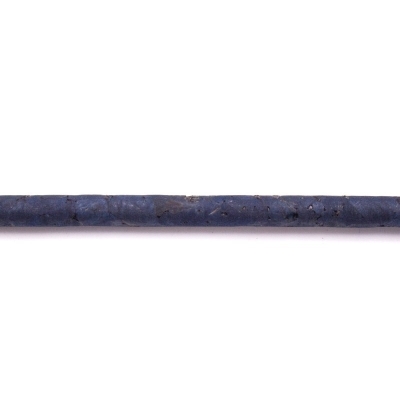 Cordoncino Di Sughero Rotondo Blu Scuro, Circa 5 Mm, COR-596 (10 Metri)