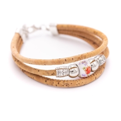 Bracciale in sughero vegano BR-462