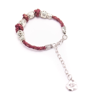 Bracciale in sughero fatto a mano DBR-028