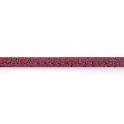 Sughero piatto bordeaux da 5 mm - cordone di sughero COR-359 (10 metri)