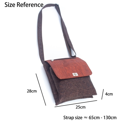 Flip-Lock Dual Tone Cork Sling BAGP-155