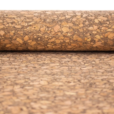 Natural cork fabric Original wood grain COF-344