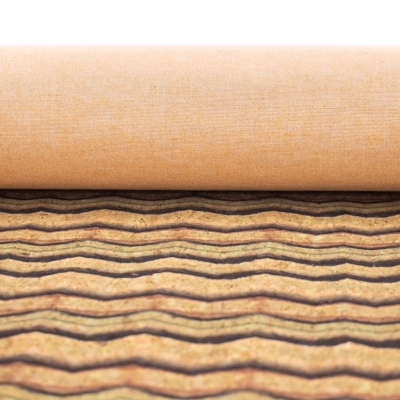 Brushy Mountain Waves Cork Fabric- COF-262-A