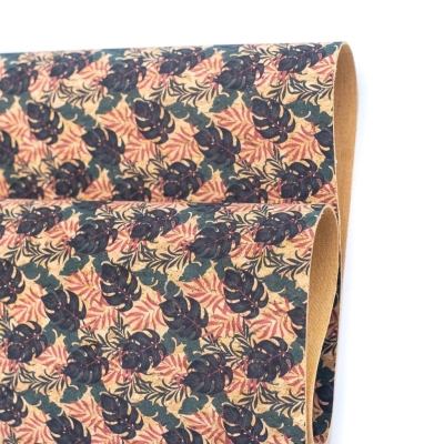 Tropical Fresh- Printed Cork Fabric COF-195