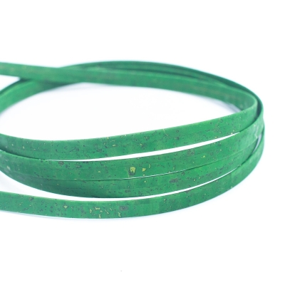 Cordone piatto in sughero verde COR-380 da 10 mm (10 metri)