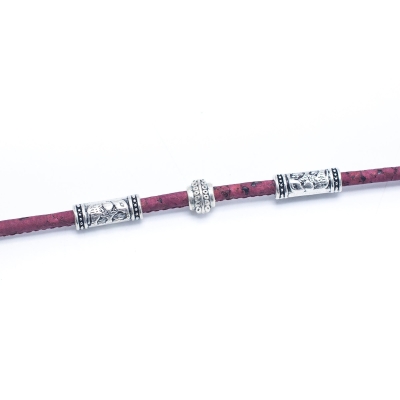 Cordoncino Rotondo In Sughero Rosso 3mm COR-466 (10 Metri)