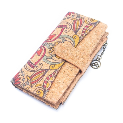 Natural Cork Gift Boxed Women's Wallet Set (2 pieces) HY-036