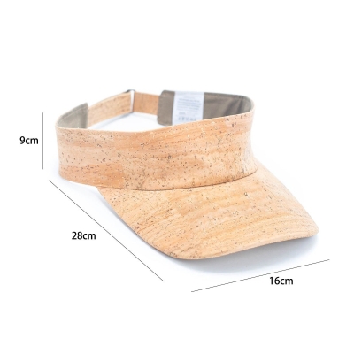 Natural Cork Open Top Hat L-877-A