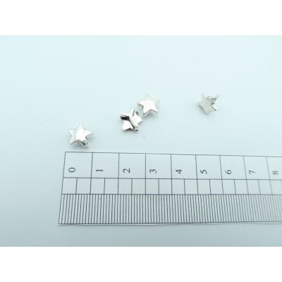 20pcs For 5mm flat leather, Antique silver Star, jewelry supplies jewelry finding D-1-5-1