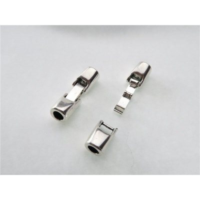 10Pcs for 5mm round leather snap clasp, antique silver jewelry supplies jewelry finding D-6-32