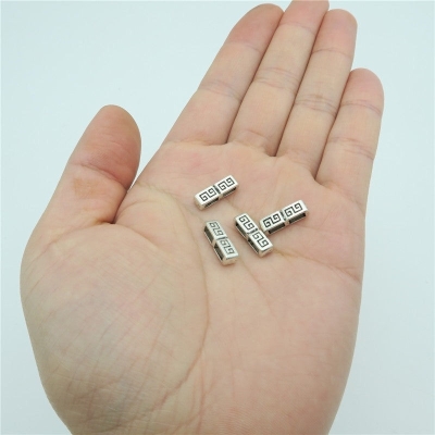 20pcs For 5mm flat leather separator slider, antique silver, jewelry finding supplies D-1-5-16