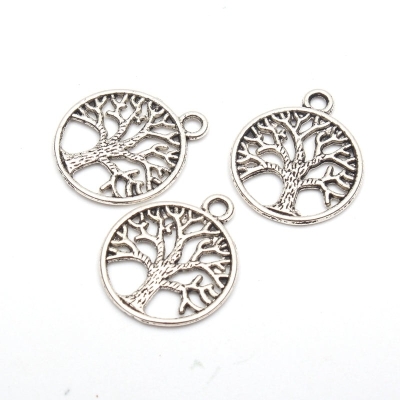 30 units Pendant antique silver life of tree Pendants Jewelry Findings & Components D-3-88