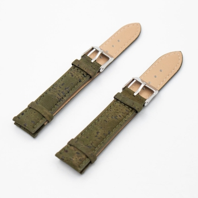 Cork watch strap watch band vegan leather watch straps E-018-18/20