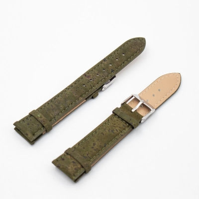 Cork watch strap watch band vegan leather watch straps E-018-18/20