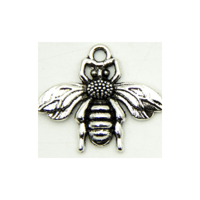 10 units Pendant antique silver Little bee jewelry pendant Jewelry Findings & Components D-3-301