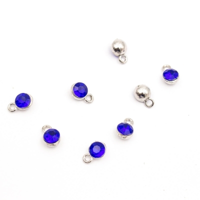 10pcs Shiny Colourful Pendants for Necklace, Jewelry Finding Supplies D-3-400