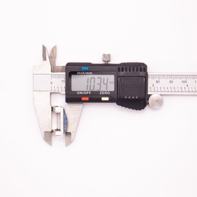 10 unità per cursore per cavo piatto da 10 mm con piastrelle portoghesi quadrate per braccialetto di ricerca (22 mm * 22 mm) D-1