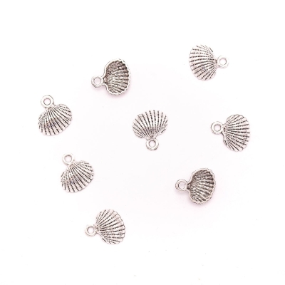 20 units 73x21mm Pendant antique silver Sea Shell jewelry pendant Jewelry Findings & Components D-3-413