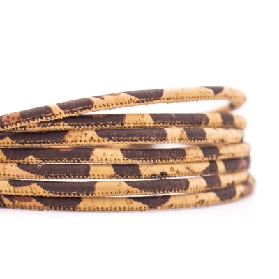 Leopardo 3 mm round cork cord COR-480（10meters）