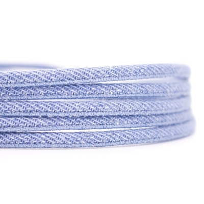 Denim 5mm round cord for jewelry making （Not Cork） COR-479(10meters)