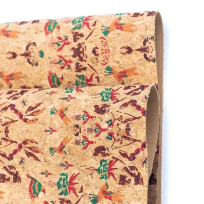 Birds Of Paradise, Cork Fabric- COF-365-NEW