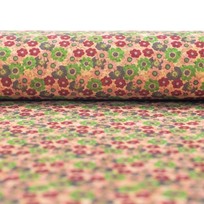 Quirky Florals, Cork Fabric- COF-403-A