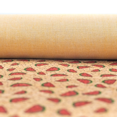 Watermelon, Cork Fabric- COF-405