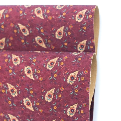 Luxe Floral, Cork Fabric-COF-341-A