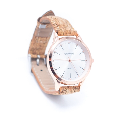 Natural Cork watch unisex fashion Watch WA-365（without box）