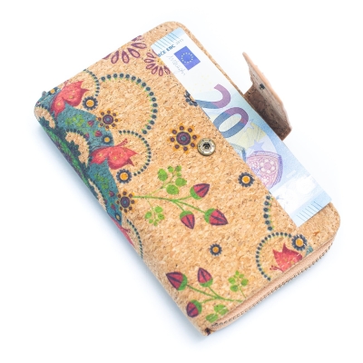 All cork Color cork Square-mini–cork Wallet –BAG-2221