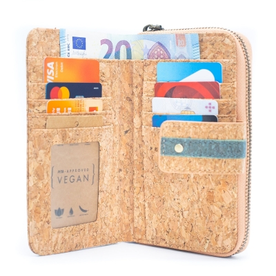 All cork Color cork Square-mini–cork Wallet –BAG-2221