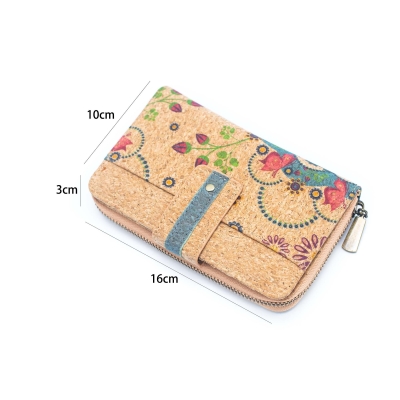 All cork Color cork Square-mini–cork Wallet –BAG-2221